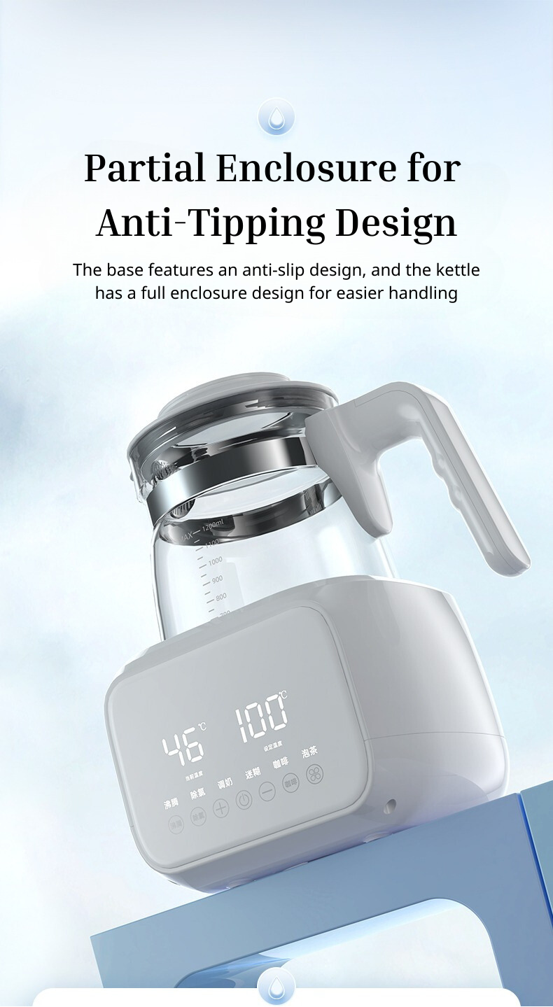 Full Glass Thermostatic Kettle