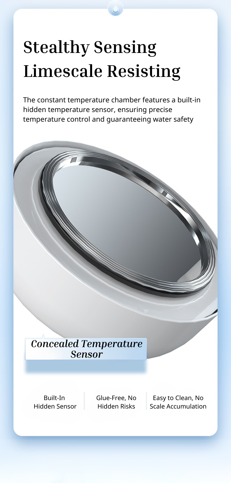 Hervidor termostático de vidrio completo